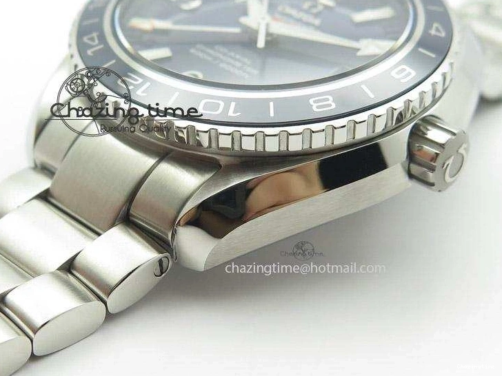 0326 Planet Ocean GMT 42mm V6F Best Edition Blue Bezel Blue Dial On SS Bracelet A ModernLook 8274